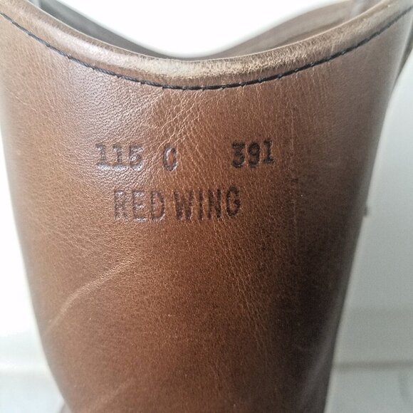 Red Wing‎ Pecos Boots 1155 Dark Brown Oiled Leather USA Men 13 D US - Picture 10 of 16